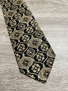 Robert Talbott Mitchell's of Westport Black Men's Tie Silk
